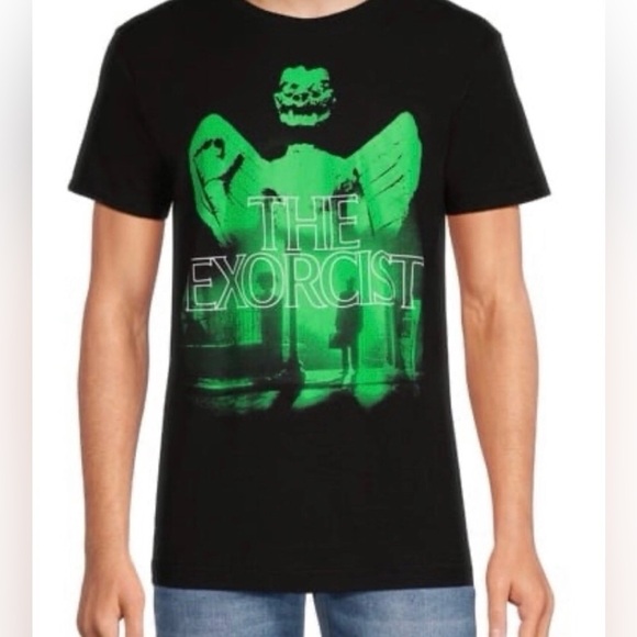 🦜The Exorcist Movie Black Cotton Graphic T-shirt - Picture 7 of 8